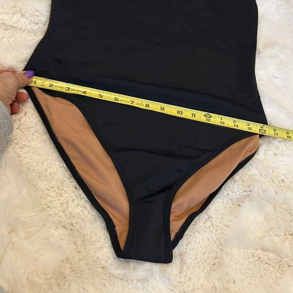 Nu Swim Paradise One Shoulder Swimsuit Black - Picture 10 of 14